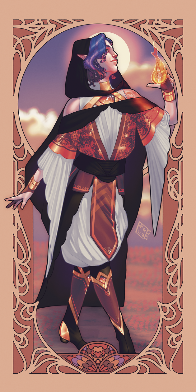 Ashar - Commission for @zebbys on Tumblr