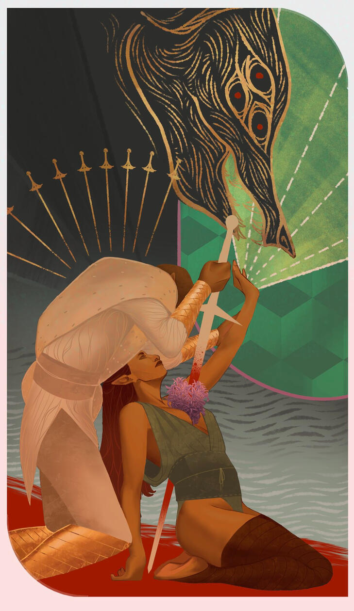 Dhavihal, 10 of Swords